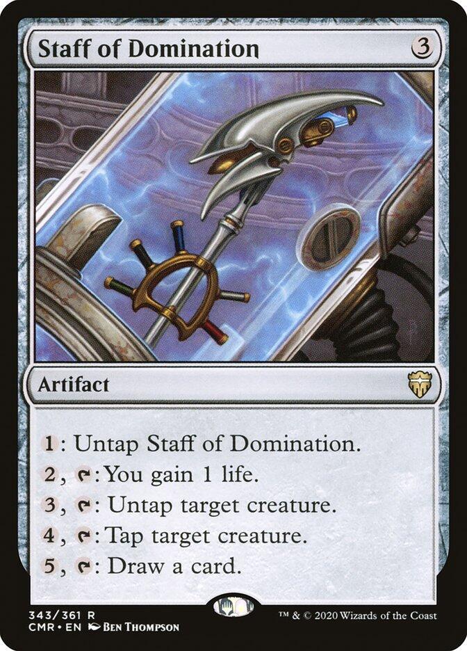 Staff of Domination 343 card from Commander Legends