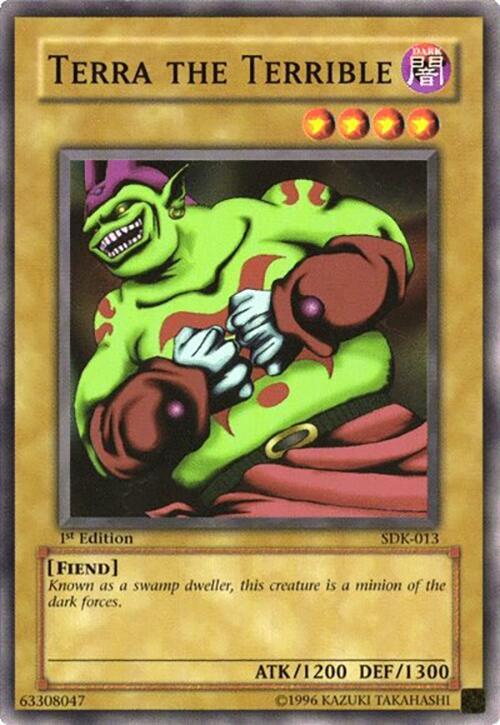 Terra the Terrible SDK-013 card from Starter Deck: Kaiba
