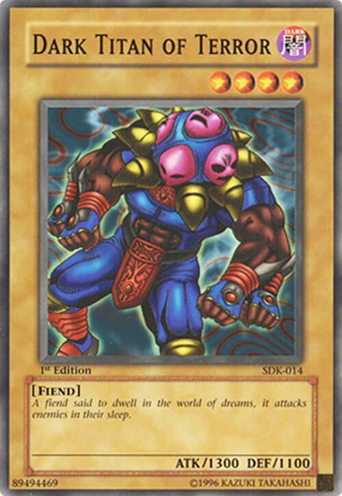 Dark Titan of Terror SDK-014 card from Starter Deck: Kaiba