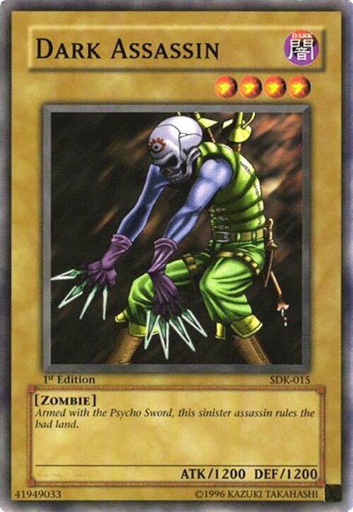 Dark Assassin SDK-015 card from Starter Deck: Kaiba