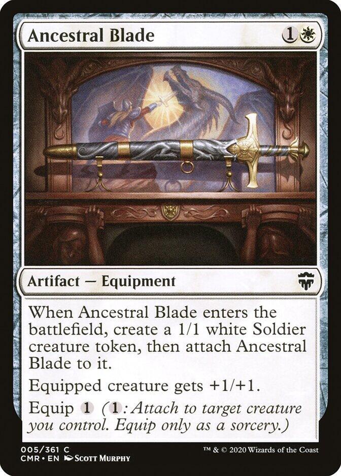 Ancestral Blade 5 card from Commander Legends