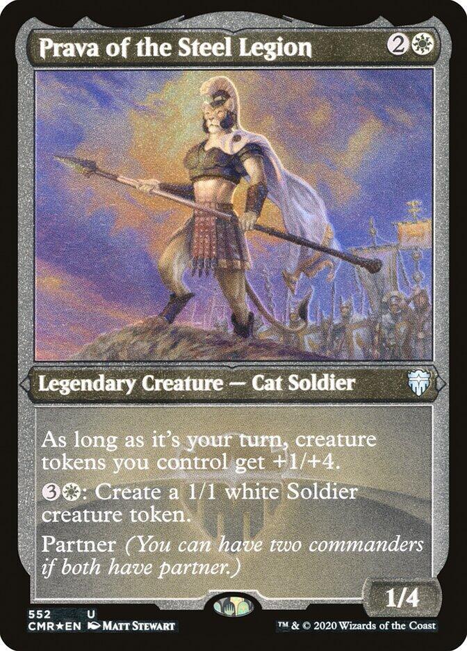 Prava of the Steel Legion (Foil Etched) 552 card from Commander Legends