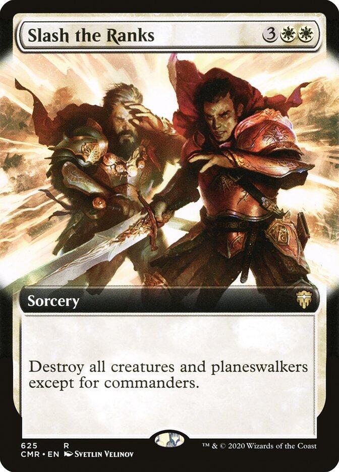 Slash the Ranks (Extended Art) 625 card from Commander Legends