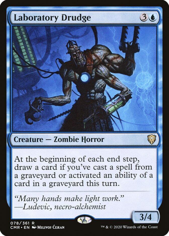 Laboratory Drudge 78 card from Commander Legends