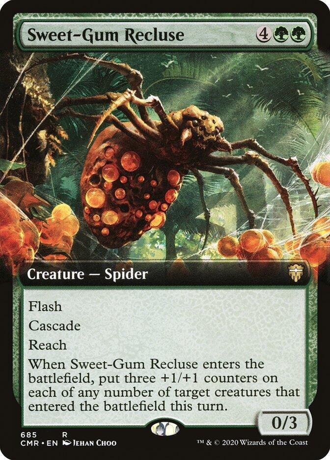 Sweet-Gum Recluse (Extended Art) 685 card from Commander Legends
