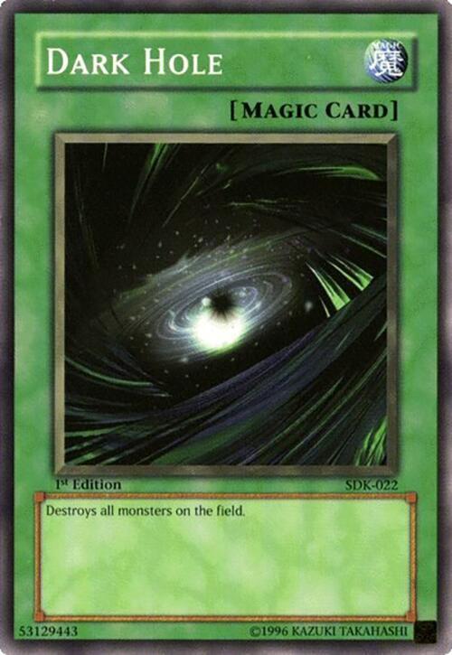 Dark Hole SDK-022 card from Starter Deck: Kaiba