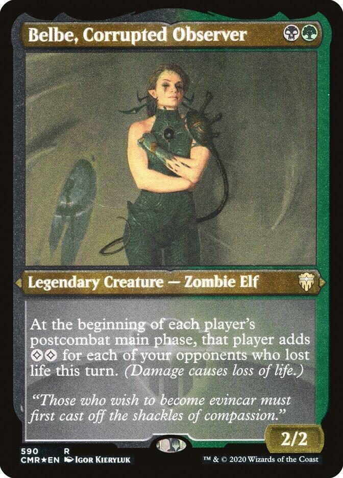 Belbe, Corrupted Observer (Foil Etched) 590 card from Commander Legends
