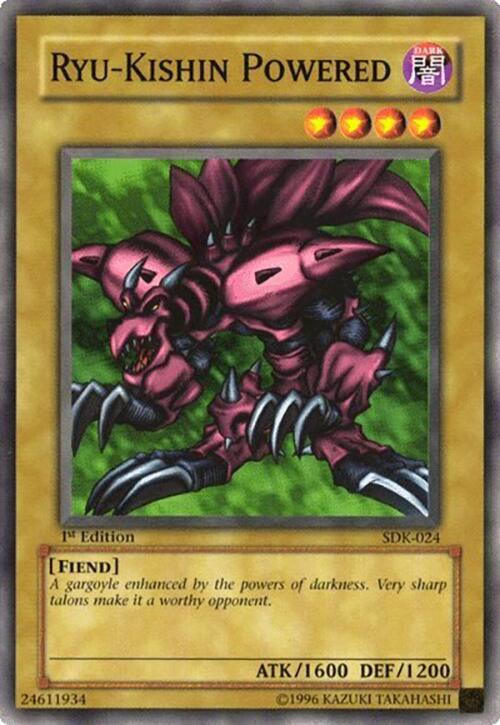 Ryu-Kishin Powered SDK-024 card from Starter Deck: Kaiba