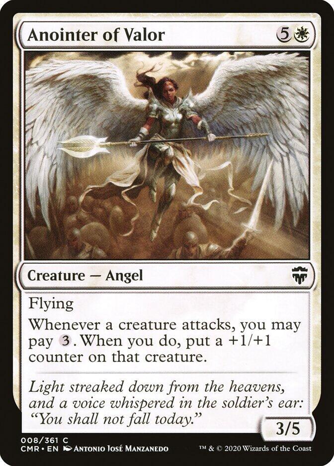 Anointer of Valor 8 card from Commander Legends