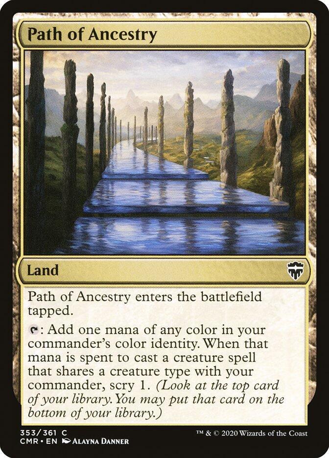 Path of Ancestry 353 card from Commander Legends