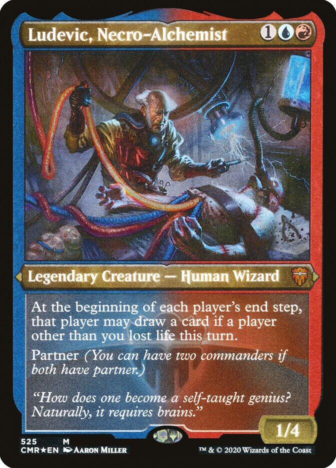 Ludevic, Necro-Alchemist (Foil Etched) 525 card from Commander Legends