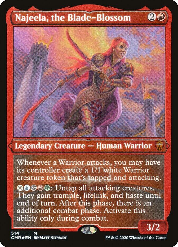 Najeela, the Blade-Blossom (Foil Etched) 514 card from Commander Legends