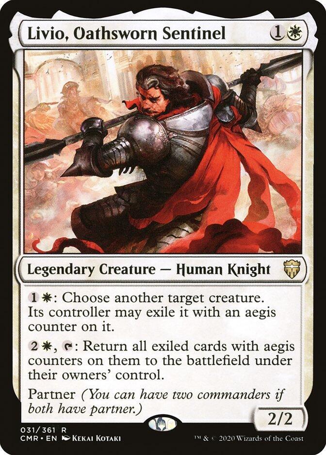 Livio, Oathsworn Sentinel 31 card from Commander Legends
