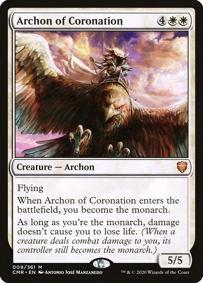 Archon of Coronation 9 card from Commander Legends