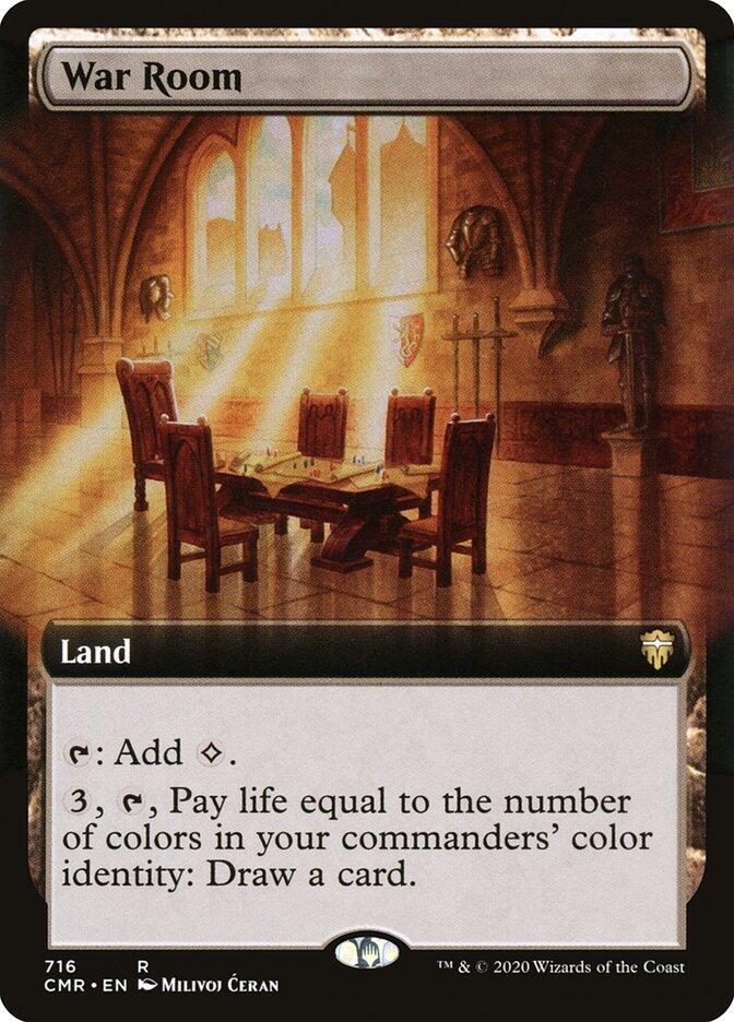 War Room (Extended Art) 716 card from Commander Legends