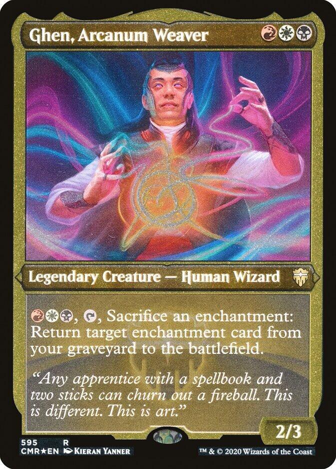Ghen, Arcanum Weaver (Foil Etched) 595 card from Commander Legends