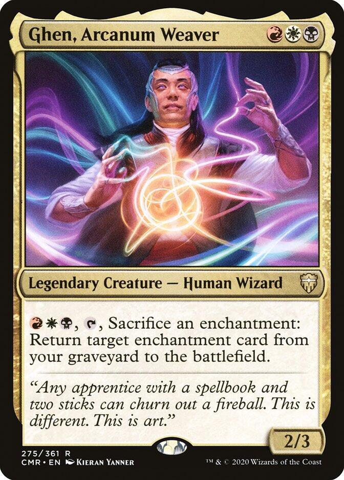 Ghen, Arcanum Weaver 275 card from Commander Legends