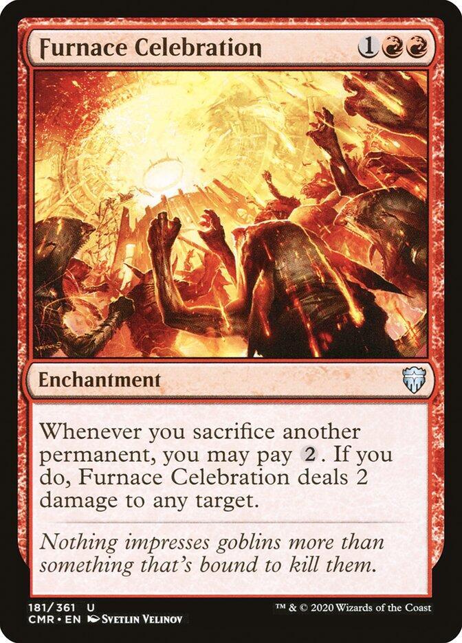 Furnace Celebration 181 card from Commander Legends
