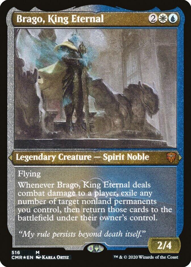 Brago, King Eternal (Foil Etched) 516 card from Commander Legends