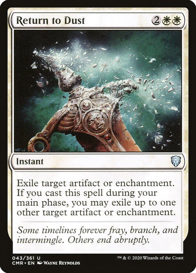 Return to Dust 43 card from Commander Legends