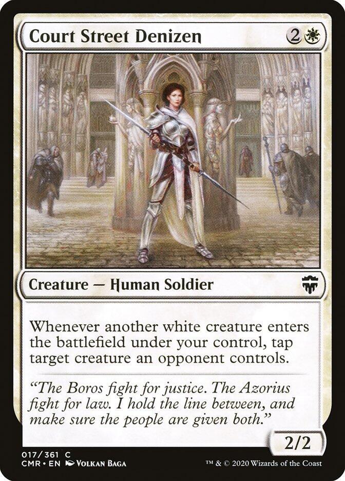 Court Street Denizen 17 card from Commander Legends