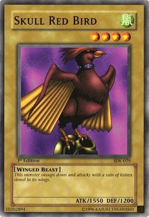 Skull Red Bird SDK-029 card from Starter Deck: Kaiba