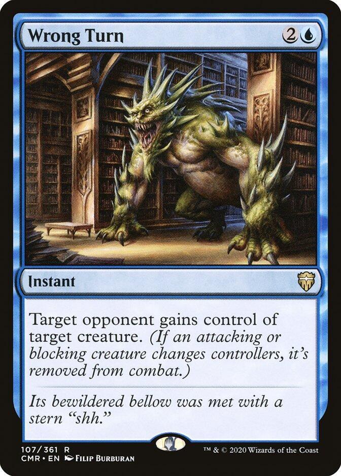 Wrong Turn 107 card from Commander Legends