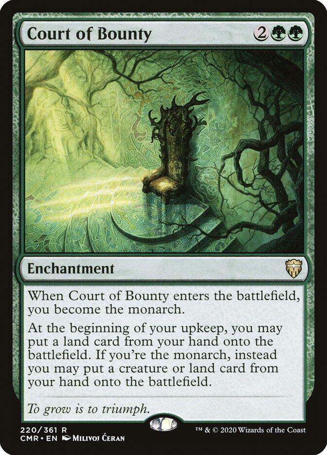 Court of Bounty 220 card from Commander Legends