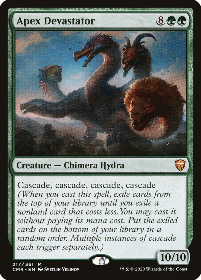 Apex Devastator 217 card from Commander Legends