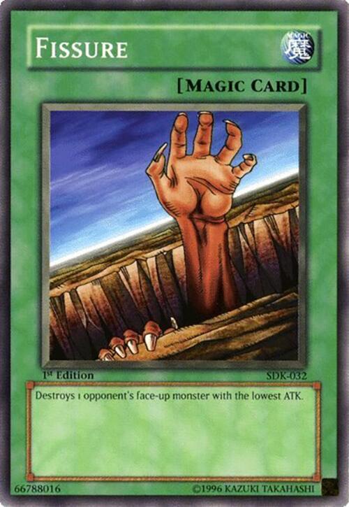 Fissure SDK-032 card from Starter Deck: Kaiba