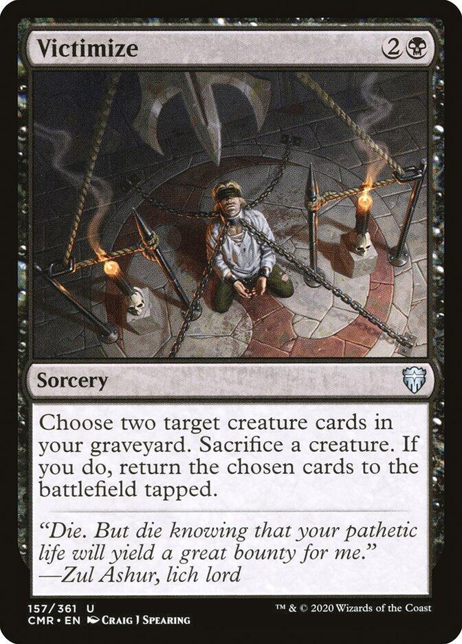 Victimize 157 card from Commander Legends
