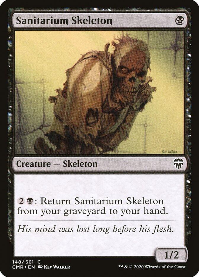 Sanitarium Skeleton 148 card from Commander Legends
