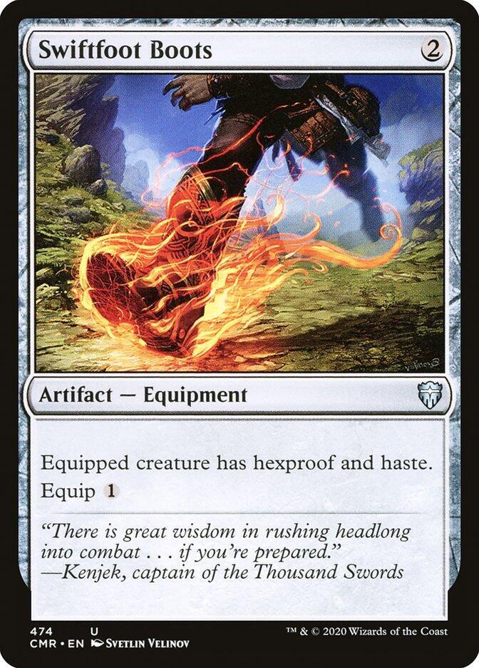 Swiftfoot Boots 474 card from Commander Legends