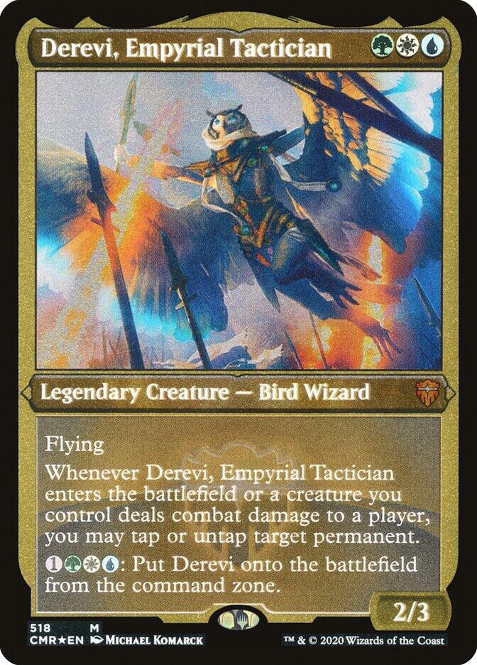 Derevi, Empyrial Tactician (Foil Etched) 518 card from Commander Legends