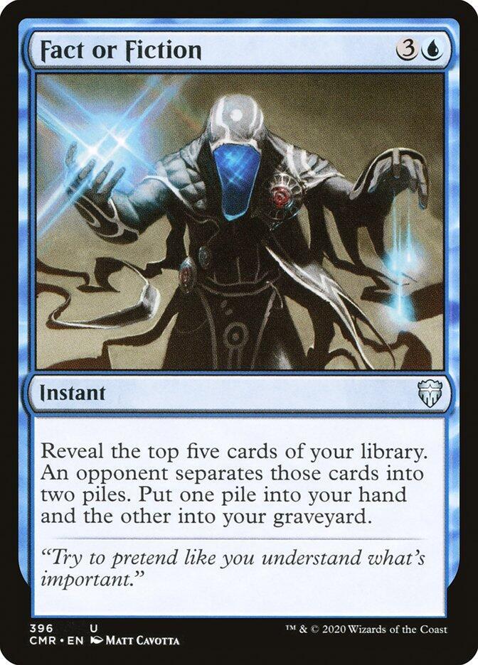 Fact or Fiction 396 card from Commander Legends