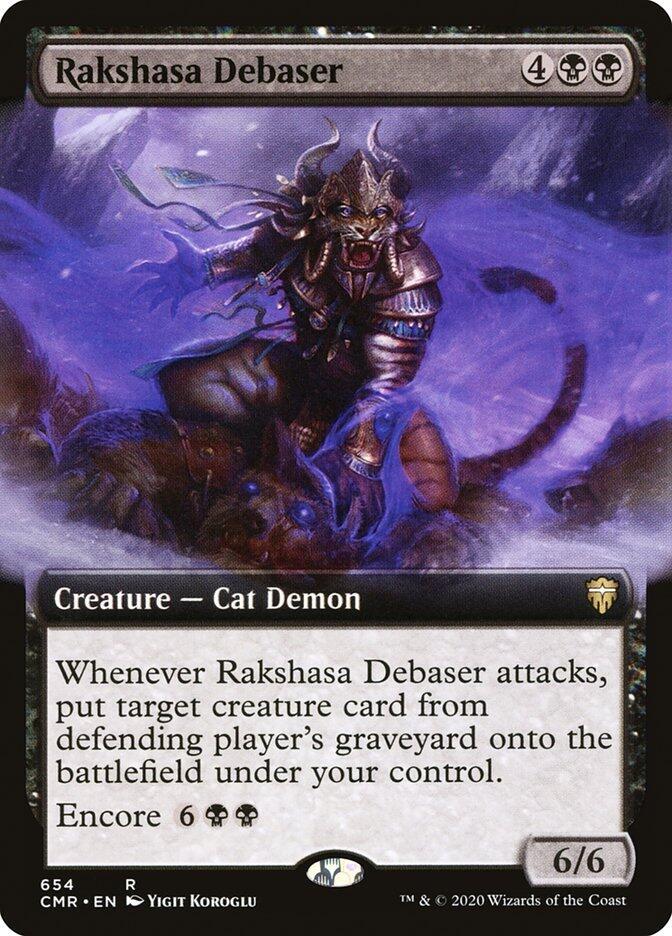 Rakshasa Debaser (Extended Art) 654 card from Commander Legends