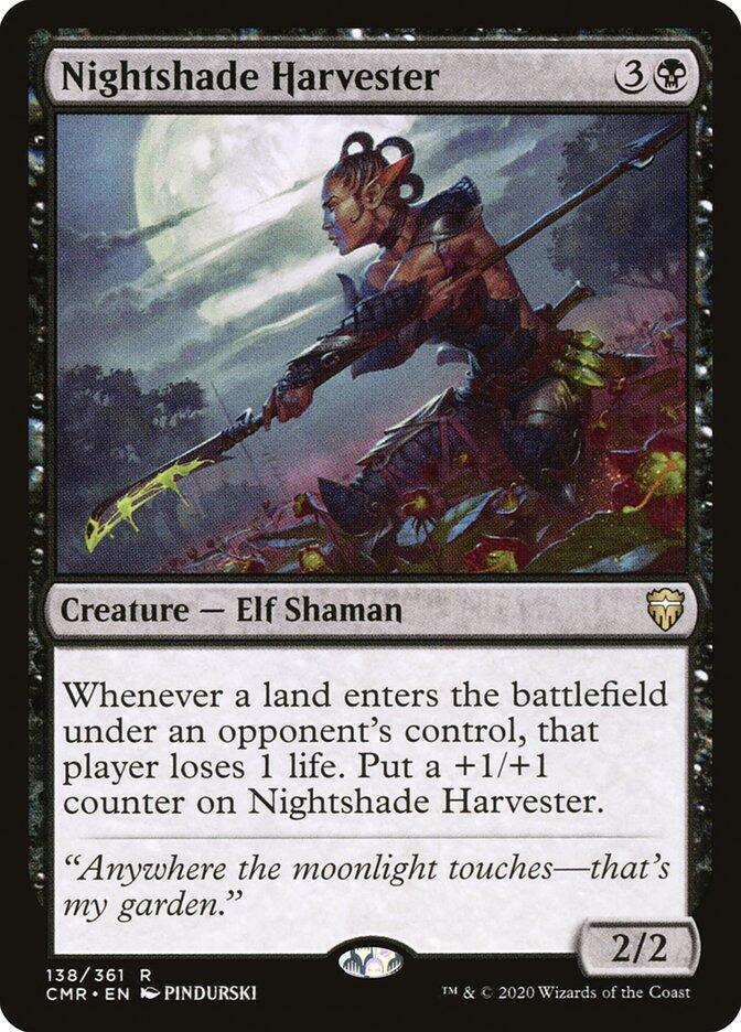 Nightshade Harvester 138 card from Commander Legends