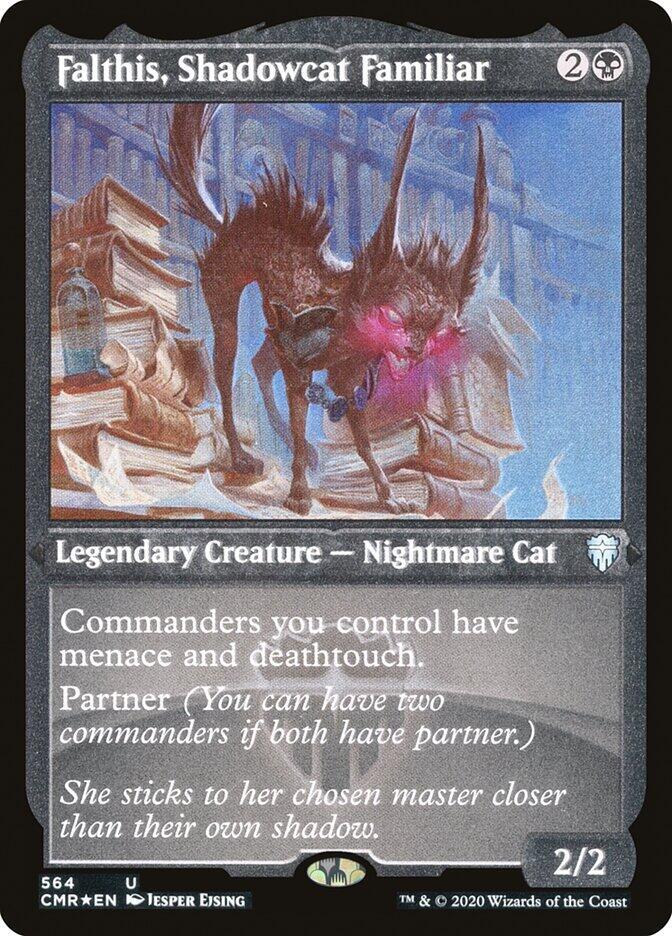 Falthis, Shadowcat Familiar (Foil Etched) 564 card from Commander Legends