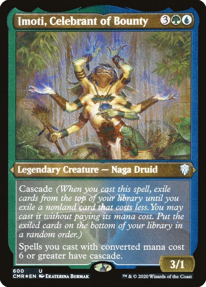 Imoti, Celebrant of Bounty (Foil Etched) 600 card from Commander Legends