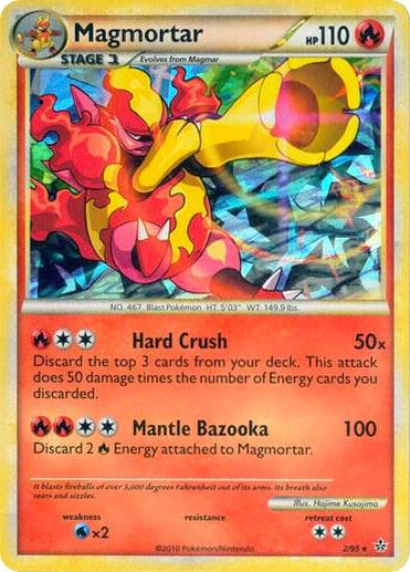 Magmortar - 2/95 (Cracked Ice Holo) 002/095 card from Miscellaneous Cards & Products
