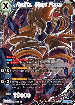 Raditz, Giant Force DB3-136 card from Draft Box 06 - Giant Force