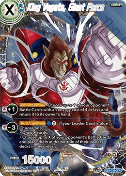 King Vegeta, Giant Force DB3-138 card from Draft Box 06 - Giant Force