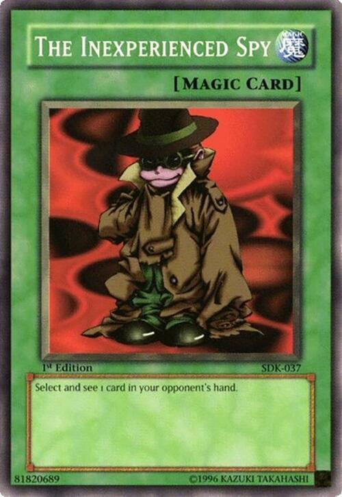 The Inexperienced Spy SDK-037 card from Starter Deck: Kaiba