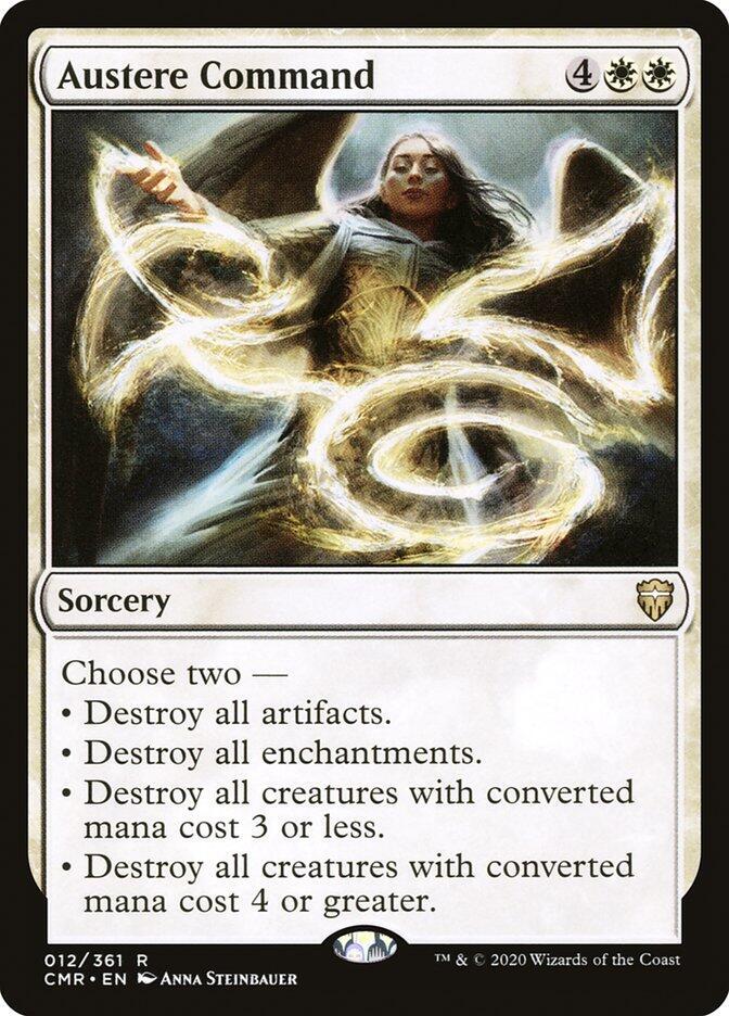Austere Command 12 card from Commander Legends
