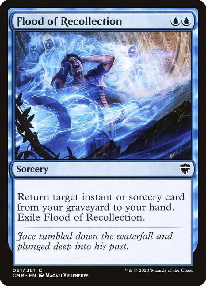 Flood of Recollection 61 card from Commander Legends
