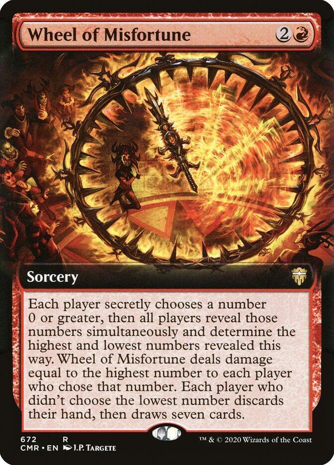 Wheel of Misfortune (Extended Art) 672 card from Commander Legends