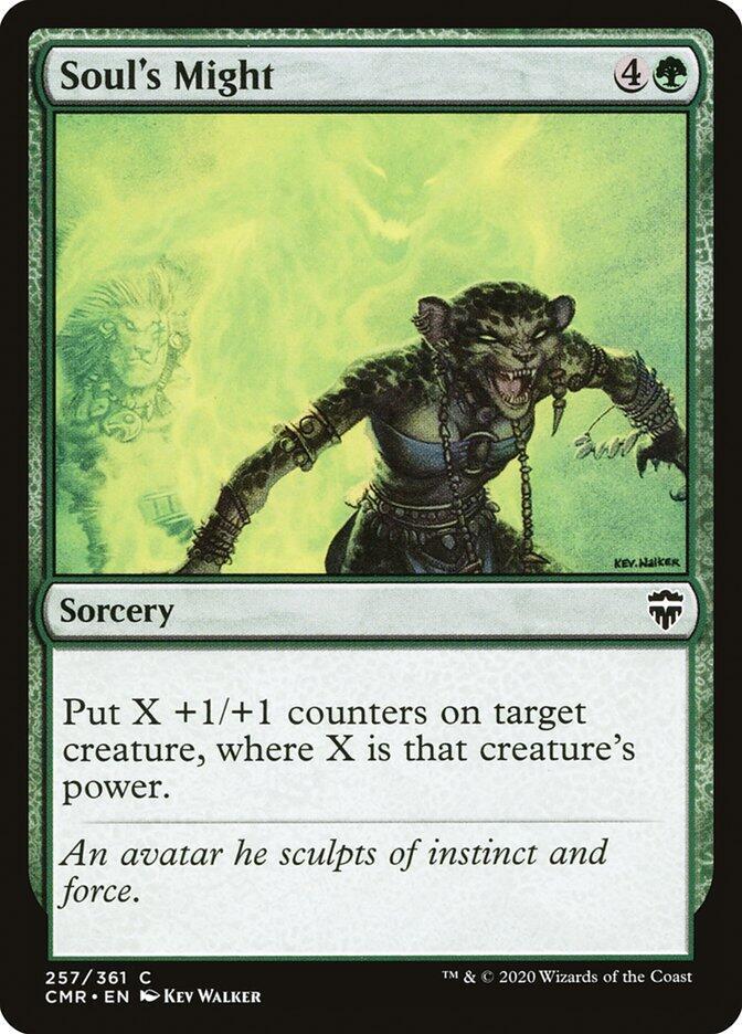 Soul's Might 257 card from Commander Legends