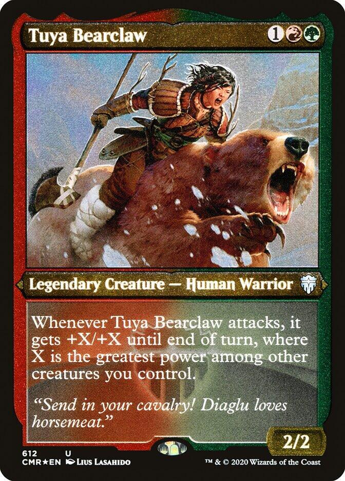 Tuya Bearclaw (Foil Etched) 612 card from Commander Legends