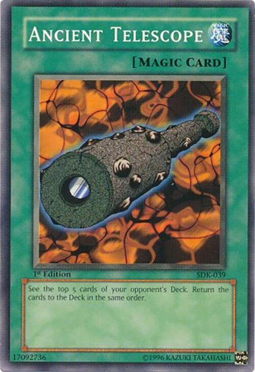 Ancient Telescope SDK-039 card from Starter Deck: Kaiba