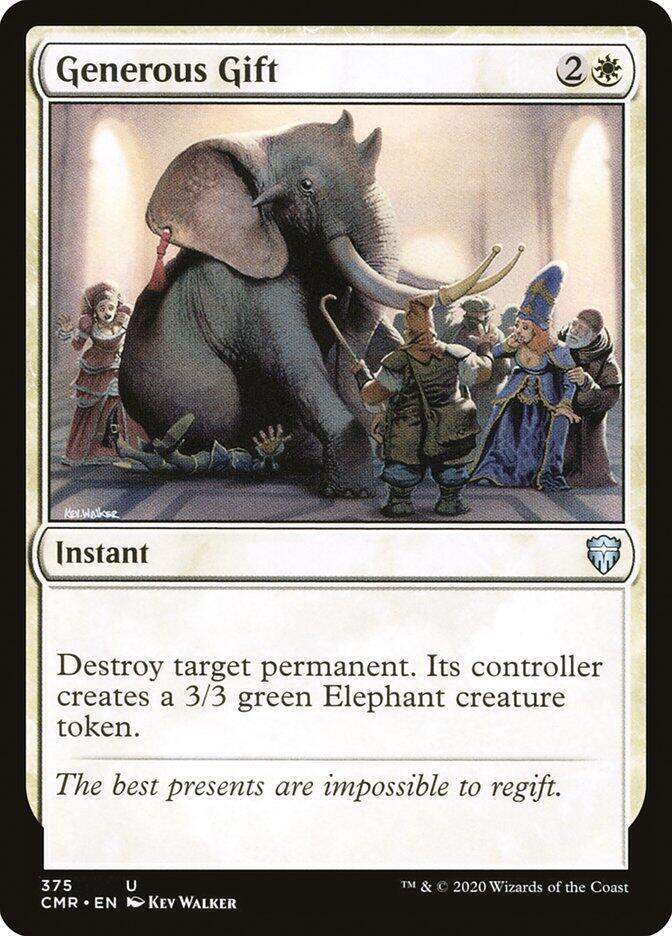 Generous Gift 375 card from Commander Legends